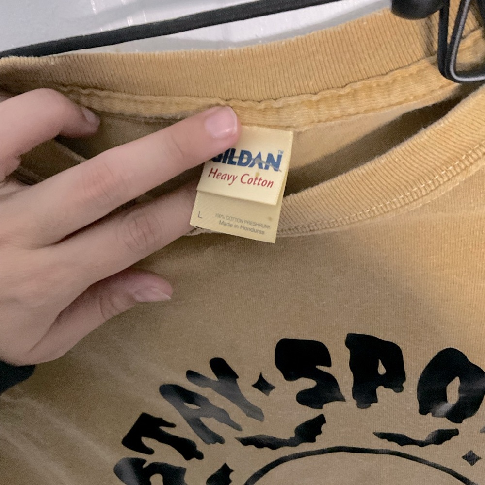 Golden stay spooky over sized tee